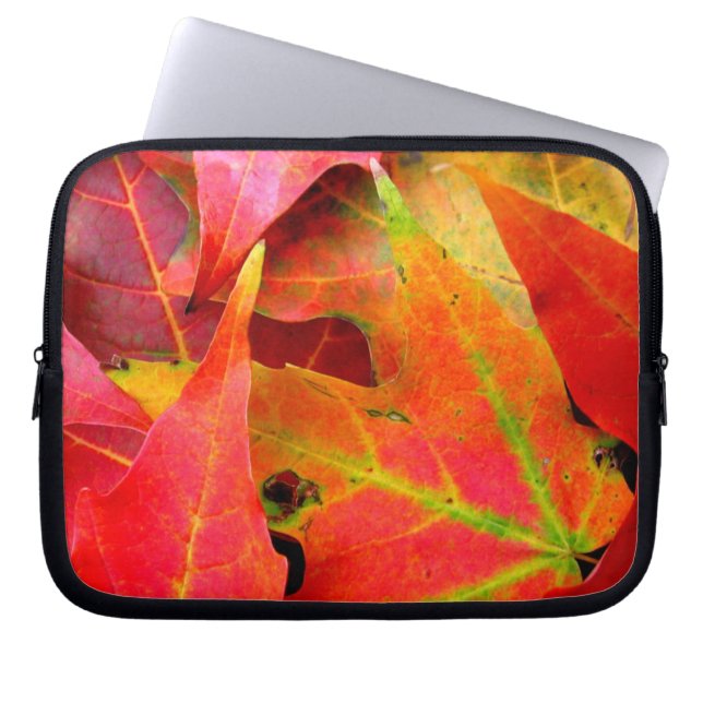 Der farbenfrohe Herbst lässt nach. Laptopschutzhülle (Vorderseite)