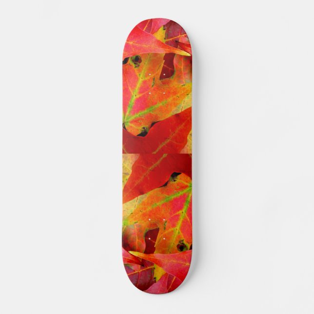 Der farbenfrohe Herbst lässt nach. Skateboard (Vorderseite)