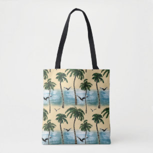 Der farbenfrohe Strand, die ruhige Umgebung Tasche