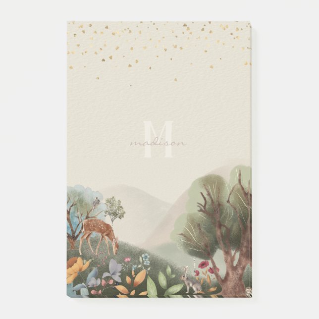 Der farbige Stift Lasse das Abenteuer an Post-it Klebezettel (Vorderseite)