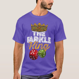 Der Farkle-König Farkle-Würfelspiel Freund lustig  T-Shirt