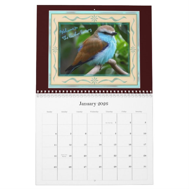 Der Feder-Fabrik-Kalender Kalender (Jan 2026)