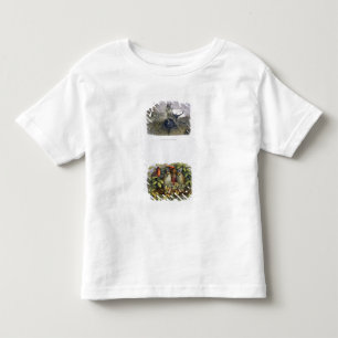 Der feenhaften Bote der Königin und Elf und Eulen Kleinkind T-shirt