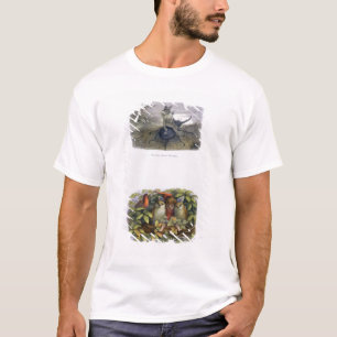 Der feenhaften Bote der Königin und Elf und Eulen T-Shirt