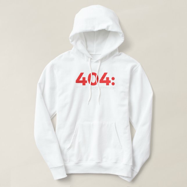 Der Fehlercode, der auf Selbstvertrauen läuft Hoodie (Design vorne)