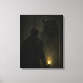 Der Feind in dir – Leinwand-Kunstprint Leinwanddruck