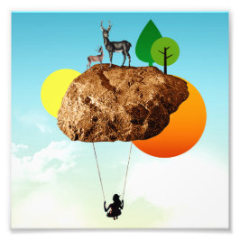 Der Fels unserer Existenz Fotodruck