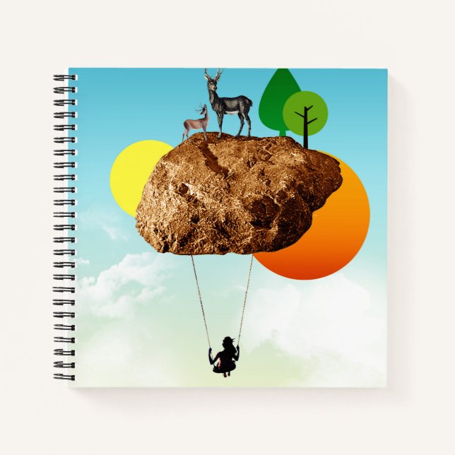 Der Fels unserer Existenz Notizbuch (Vorderseite)