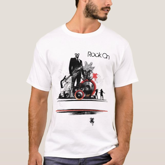 Der Felsen auf T-Shirt (Vorderseite)