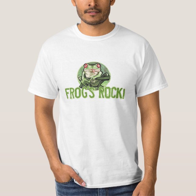 Der Felsen des Frosches! Baum-Frosch-T - Shirt (Vorderseite)