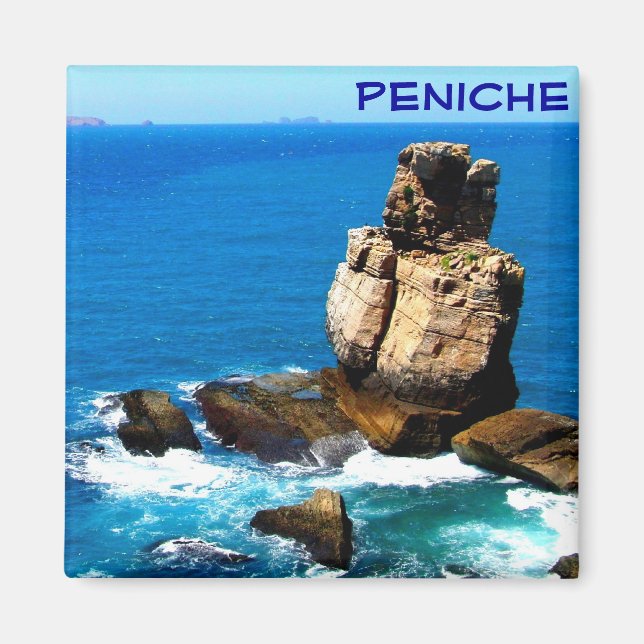 Der Felsen in Peniche Magnet (Vorne)