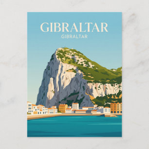 Der Felsen von Gibraltar Gibraltar Postkarte