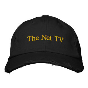 Der Fernseher im Netz Bestickte Baseballkappe