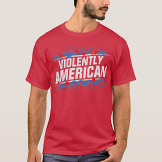 Der fette Elektriker ist gewalttätig amerikanisch T-Shirt