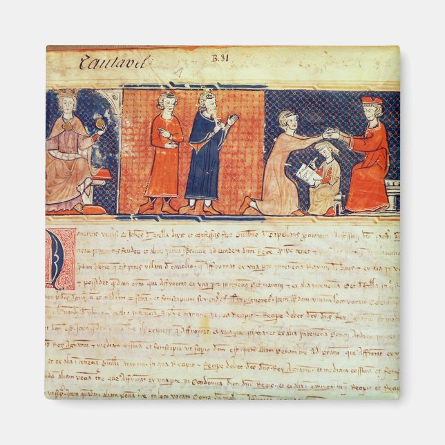 Der Feudalherrn predigt seinen Predigt Magnet (Vorne)
