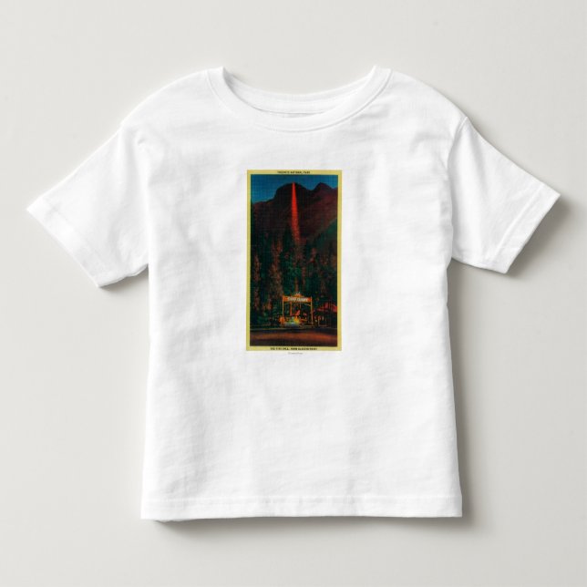 Der Feuer-Fall vom Gletscher-Punkt Kleinkind T-shirt (Vorderseite)