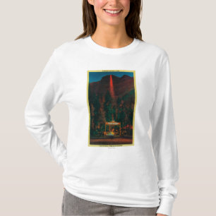 Der Feuer-Fall vom Gletscher-Punkt T-Shirt