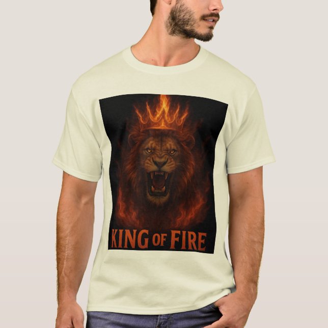 Der Feuerkönig" T-Shirt (Vorderseite)