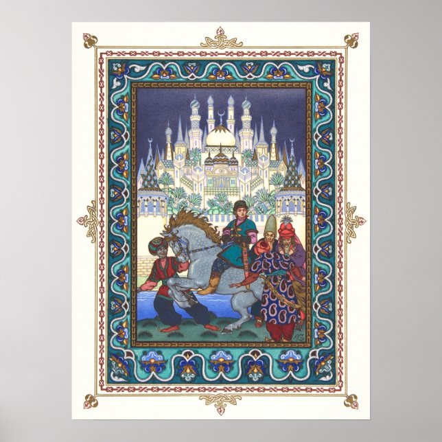 Der Feuervogel von Boris Zvorykin Poster (Vorne)