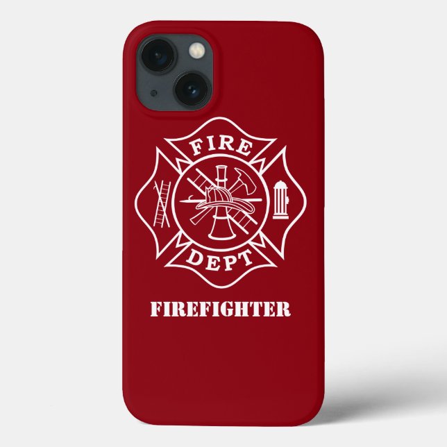 Der Feuerwehrmann Maltas Cross Phone Fall Case-Mate iPhone Hülle (Rückseite)