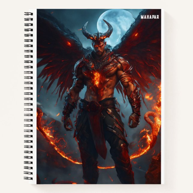 Der fiery Warrior Notizbuch (Vorderseite)