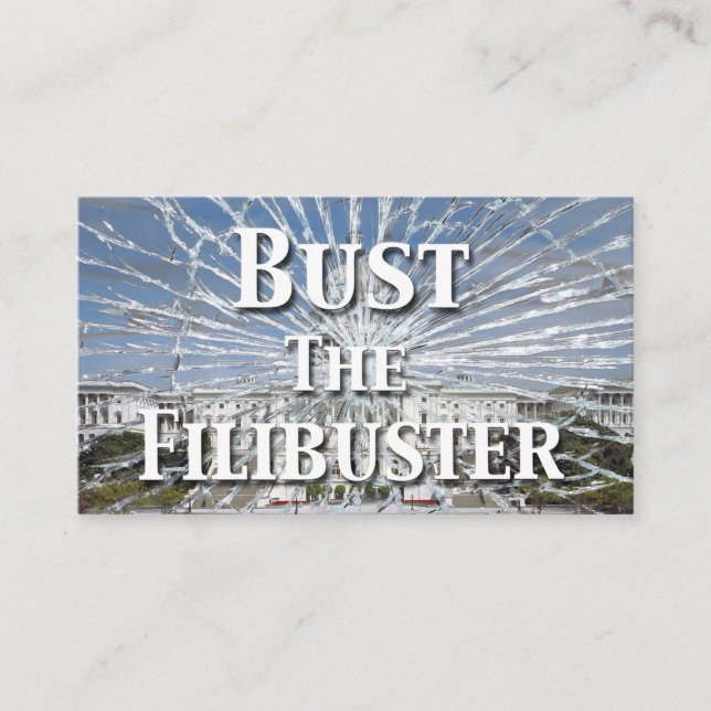 Der Filibuster Visitenkarte (Vorderseite)