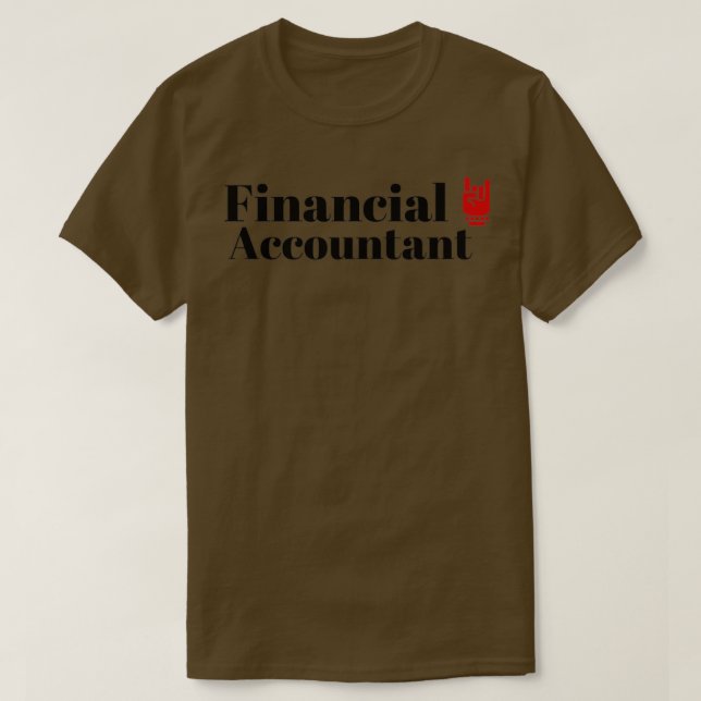 Der Finanzbuchhalter T-Shirt (Design vorne)