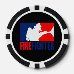 Der Firefighter-Headliner in Tri-Farben Pokerchips