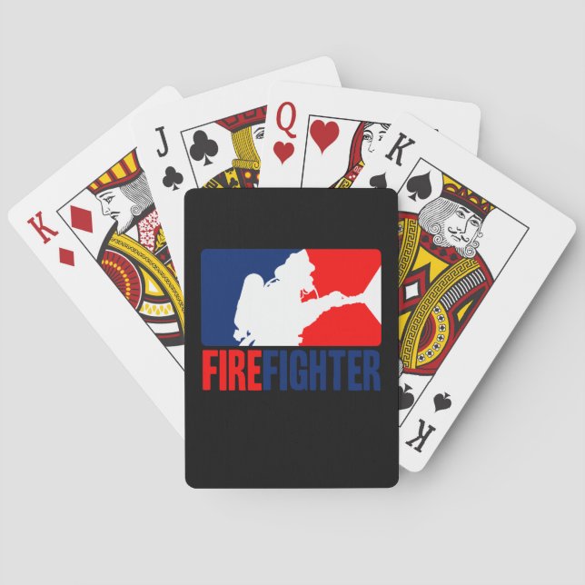 Der Firefighter-Headliner in Tri-Farben Spielkarten (Rückseite)