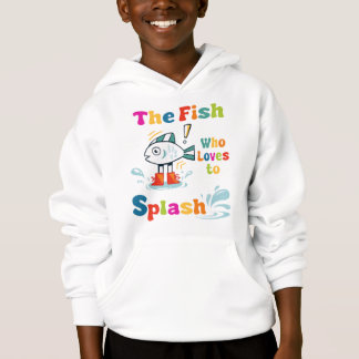Der Fisch, der Lieben zu spritzen Hoodie