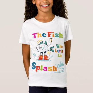 Der Fisch, der Lieben zu spritzen T-Shirt