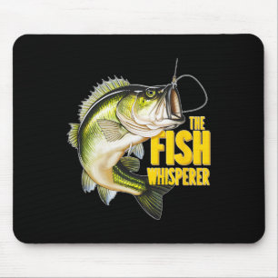 Der Fisch-Flüsterer Angel Neuheit Geschenk für Fis Mousepad