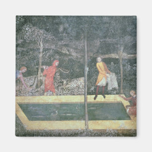 Der Fisch-Teich, vom Hirsch-Raum, 1343 Magnet