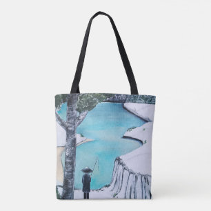 Der Fischer Gemälde von Alfred Fox Tasche