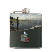 Der Fischer . Glückliches Angeln