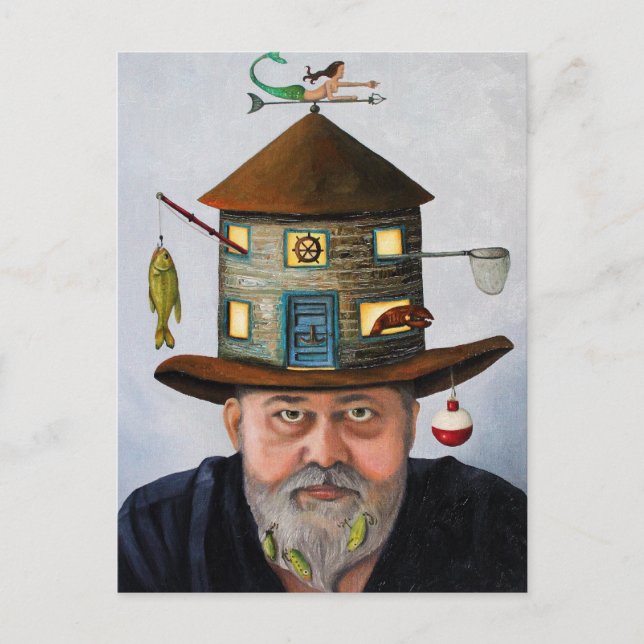 Der Fischer Postkarte (Vorderseite)