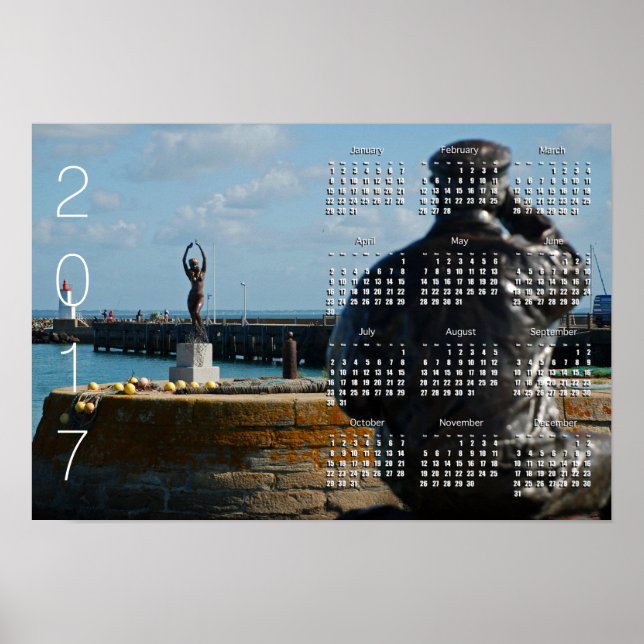 DER FISCHER UND DAS SIREN-Kalender-Poster 2017 Poster (Vorne)