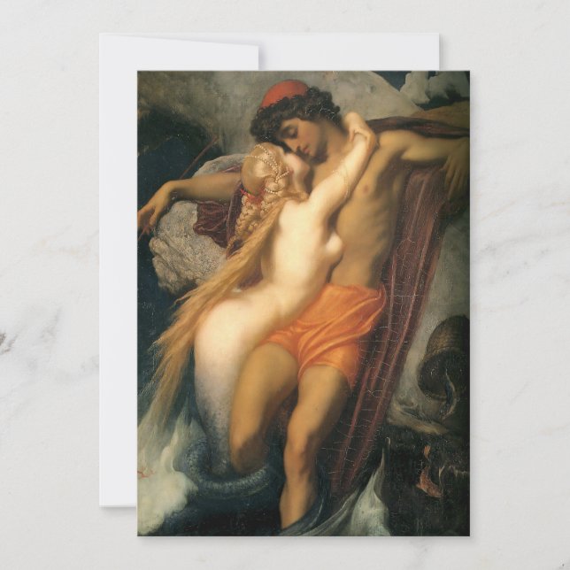 Der Fischer und der Syren | Frederic Leighton (Vorderseite)