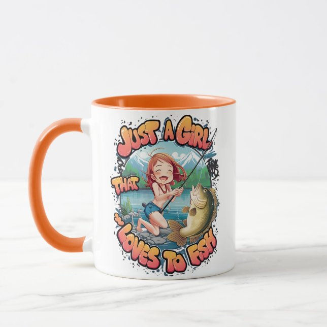 Der Fischereienthusiast Tasse (Links)