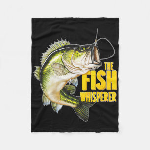 Der Fischflüsterer-Angler-Neuheit Geschenk für Ang Fleecedecke