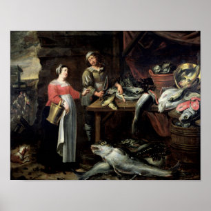 Der Fischhändler Poster