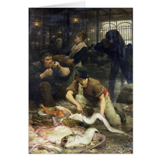 Der Fischmarkt morgens, 1880 (Vorne)