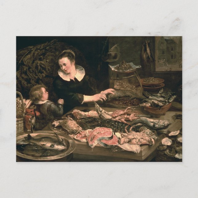 Der Fischmonger Postkarte (Vorderseite)