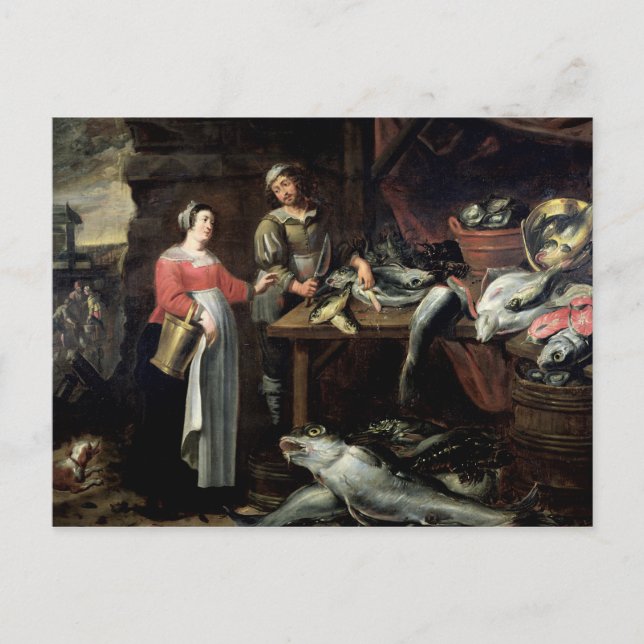 Der Fischmonger Postkarte (Vorderseite)