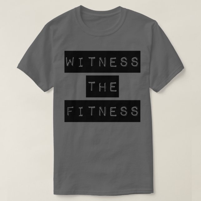 Der Fitnessraum der Fitness T-Shirt (Design vorne)