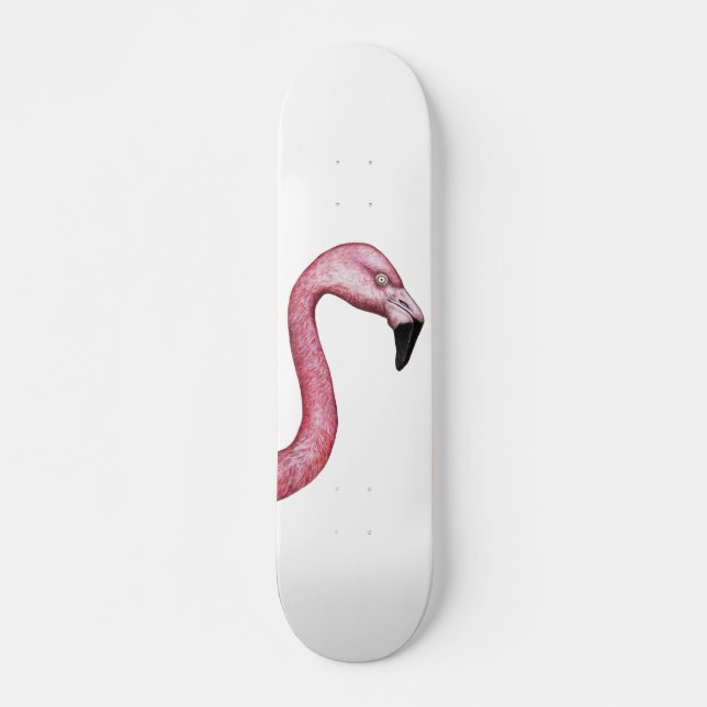 Der Flamingo Skateboard (Vorne)