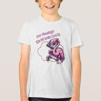 Der Flamingo (Wo ist mein Rosa?) Tri-Blend Shirt