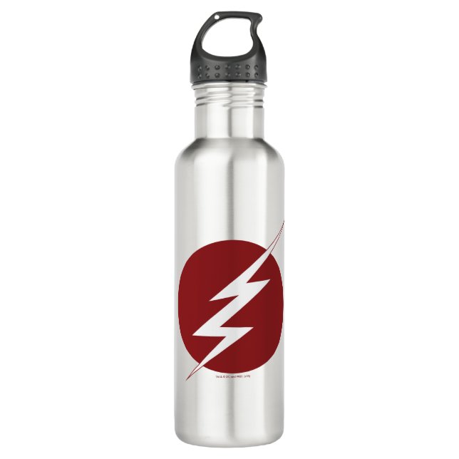 Der Flash | Blitz-Bolt-Logo Edelstahlflasche (Vorderseite)