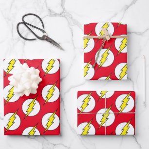 Der Flash Blitzschlag Geschenkpapier Set