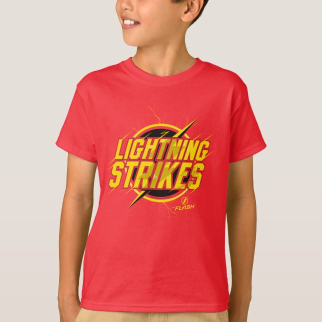 Der Flash | "Blitzschläge" Grafik T-Shirt (Vorderseite)
